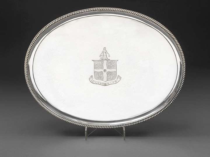 A George III Oval Salver